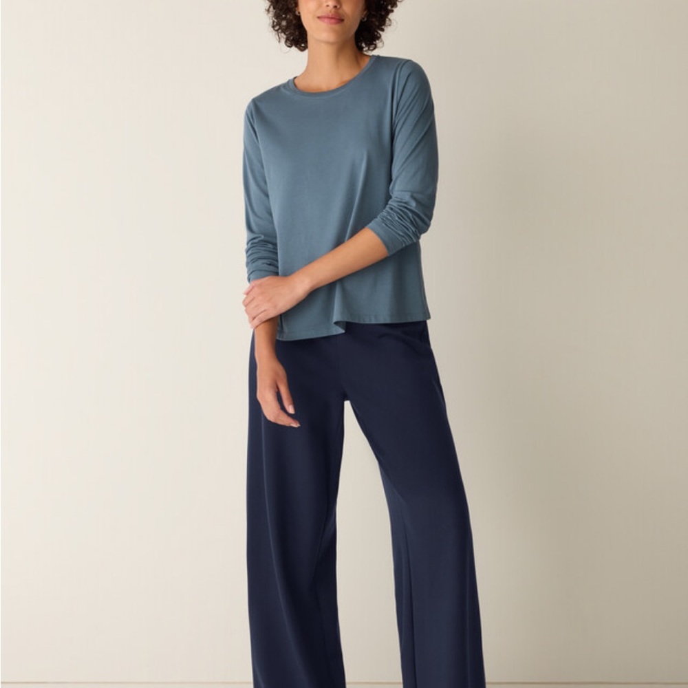 Organic Pima Cotton Jersey Long-Sleeve Tee